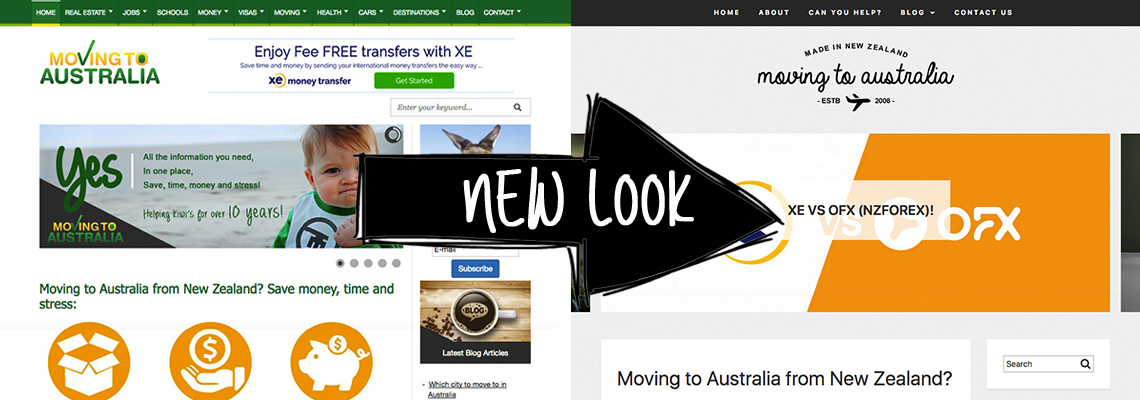 New Look for our Moving to Australia Blog